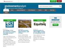 Tablet Screenshot of environment-analyst.com